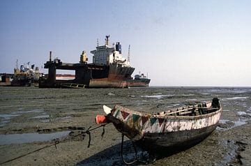 Scheepsloop Chittagong Bangladesh van Richard Wareham