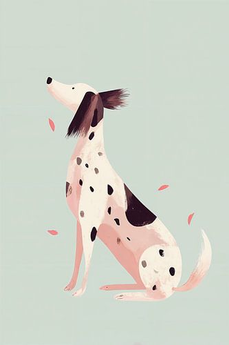 Cocker Spaniel in Sage Green no. 1