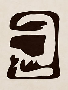 Moderne Organisch Geometrische Abstrakte Kunst