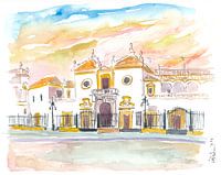 Seville Plaza De Toros Maestranza In Andalusia Spain