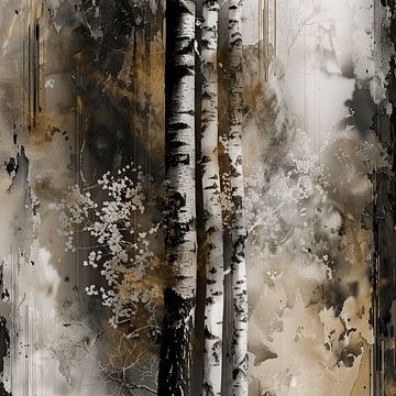 Birch Symphony: The Song of Leaves and Wind by Karina Brouwer