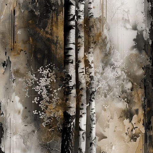 Birch Symphony: The Song of Leaves and Wind