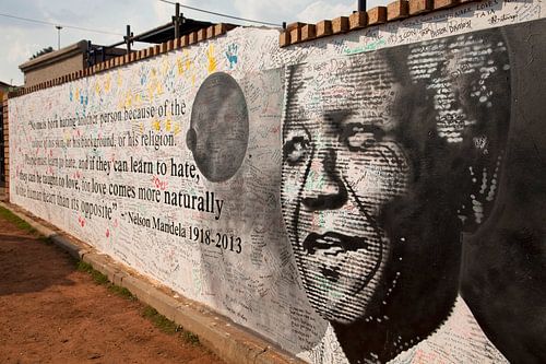 Nelson Mandela in Soweto