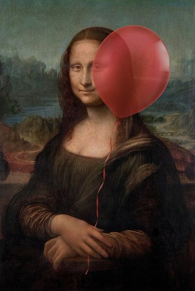 Luftballon Mona Lisa von Moonheart Artworks