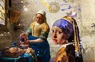 Vermeer-Mädchen von Rene Ladenius Digital Art Miniaturansicht