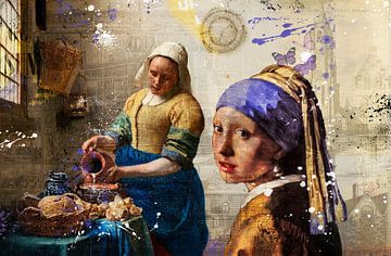 Vermeer-Mädchen von Rene Ladenius Digital Art