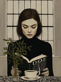 Quiet reading and coffee by IamHomeStudio