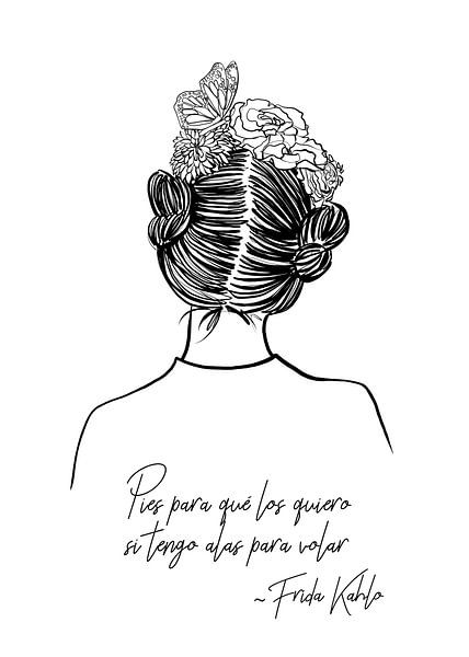 Quote by Frida by Cats & Dotz