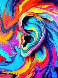 Das Ohr der Farben, die Stimme des Lichts von AidasignArt