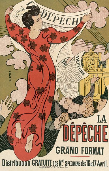 Plakat, Zeitung, Maurice Denis von Atelier Liesjes