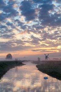 Matin brumeux au Noordermolen