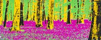 Hallerbos in bloom