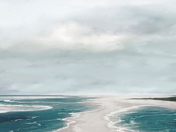 Lucht, zand en zee van Roberto Moro