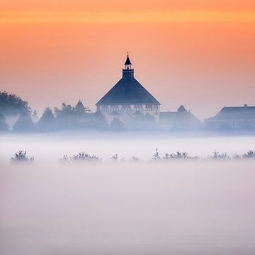 Sint Cathrien in het ochtendgloren van Ruud Peters