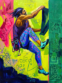 Vibrant Rock Climber by HUGO