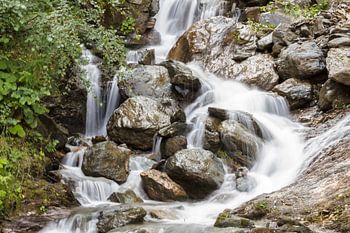 Een waterval te Oostenrijk.