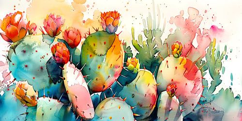 Kleurrijke Stilte van de Woestijn