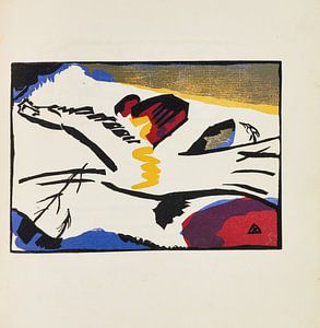 Ton 2, Pferd mit Reiterin, WASSILY KANDINSKY, 1913