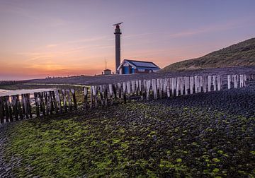 Zonsondergang KNRM Westkapelle van MSP Canvas