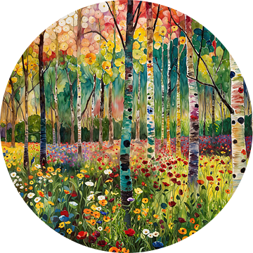 Berken en Bloemen van Arjen Roos