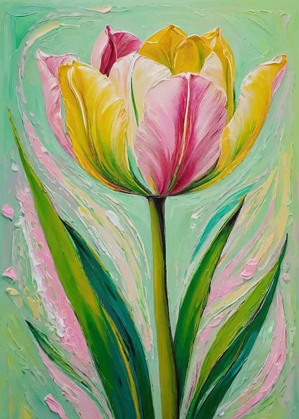 Viridiflora Tulip by MIROKKU