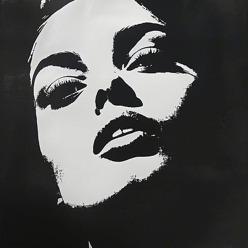 Schönheit in Schwarz und Weiß