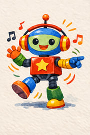Dansende Robot met Muziek