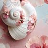Coquillage floral sur Jacky
