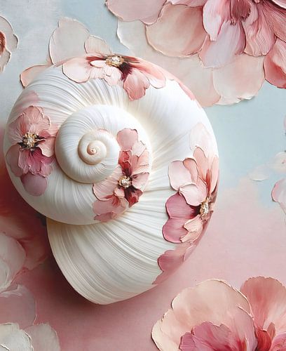 Floral Seashell