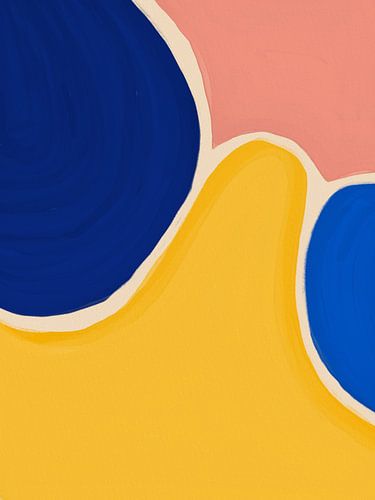 Bunte Wellenlandschaft