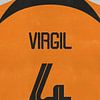 Dutch National Team Shirt - Virgil van Dijk by MDRN HOME