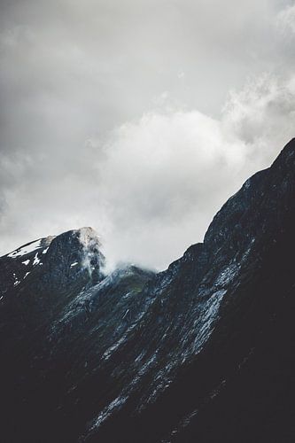Mountain ridges in Norway