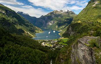 Uitzicht op de Geirangerfjord, Noorwegen [1]