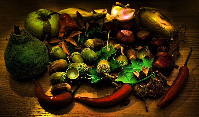 herfststilleven 2 van Edgar Schermaul