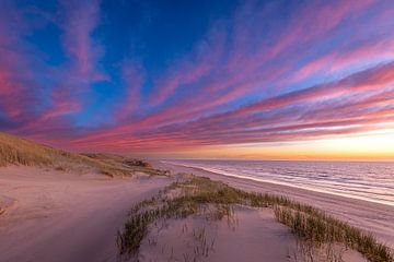 De Kerf Schoorl with beautiful sky and cloud streets and dunes