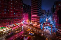 China, Hong Kong, Nightlife and Street Photography. Neon Lighting
