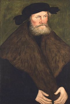 Portret van hertog Hendrik de Vrome van Saksen, Lucas Cranach de Oude