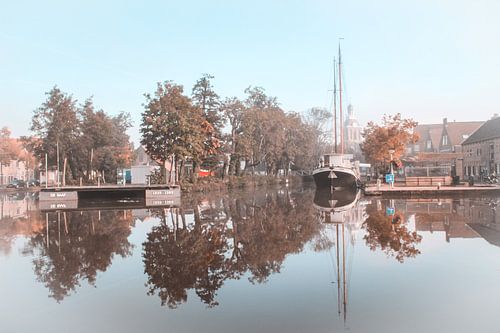 Water Spiegel bij Meppel gracht