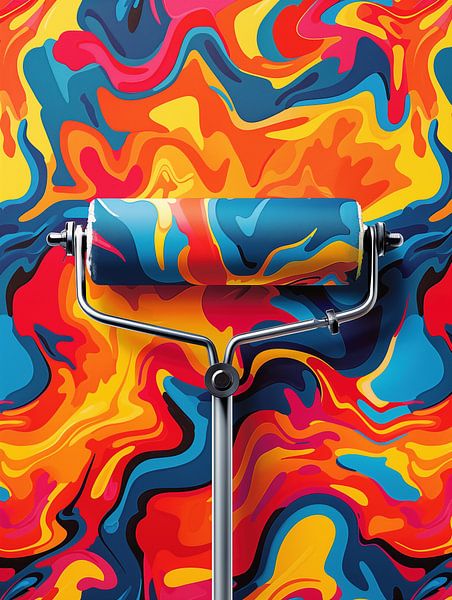 Mettez de la couleur dans votre vie | Poster de motivation par Frank Daske | Foto & Design