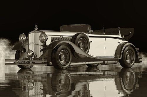 Maybach DS8 Zeppelin uit 1935 - De meest luxueuze auto