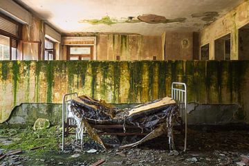 Broken Bed in Decay. by Roman Robroek