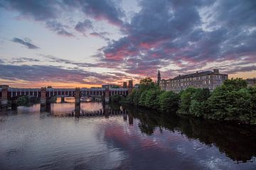 Glasgow sunset  van AnyTiff (Tiffany Peters)
