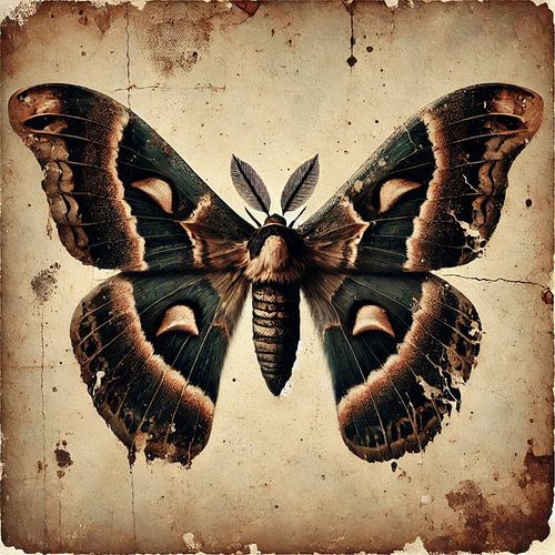 "Papillon oublié - Beauté intemporelle sur les ailes&quot ;