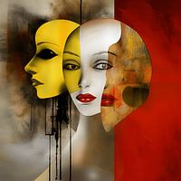 Expressionistisches Gesicht 2