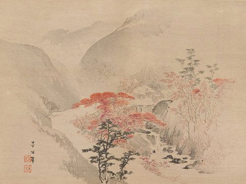 Motif tiré de Yōfu gajō (Picture Album of the Peaceful Capital)