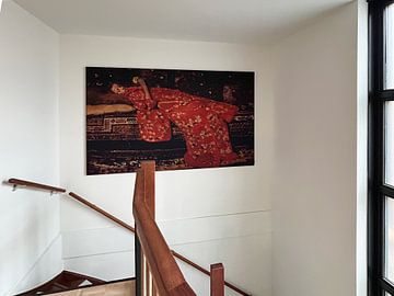 Kundenfoto: George Hendrik Breitner. Mädchen im roten Kimono