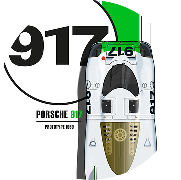 Porsche 917 Nr.917 Prototype van Theodor Decker