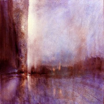 Vue vers l'ouest - horizons roses sur Annette Schmucker