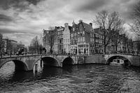 Een koude dag op de keizersgracht Amsterdam
