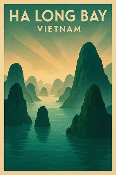 Ha Long Bay Vietnam Smaragdgrüne Gelassenheit von Travel Shop